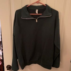Hunter Green Jerzees Pull-On Sweatshirt